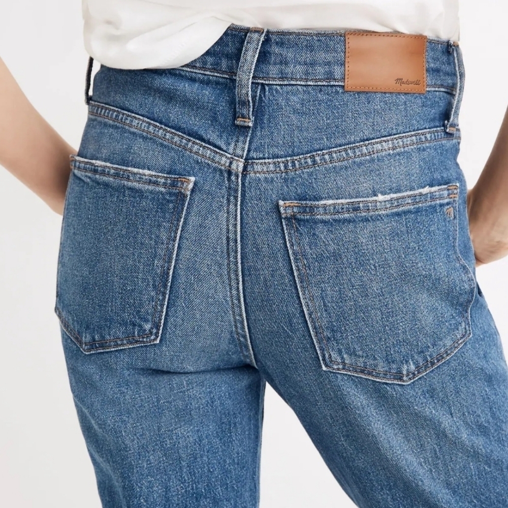 Madewell High-Rise Slim Boyjean in Lavern Wash - Picture 2 of 13